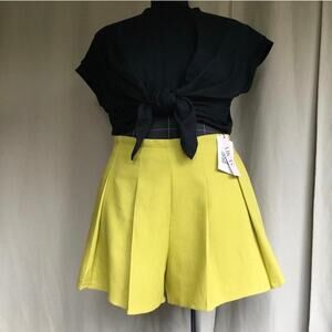 Micas lime mini skirt NWT size XL